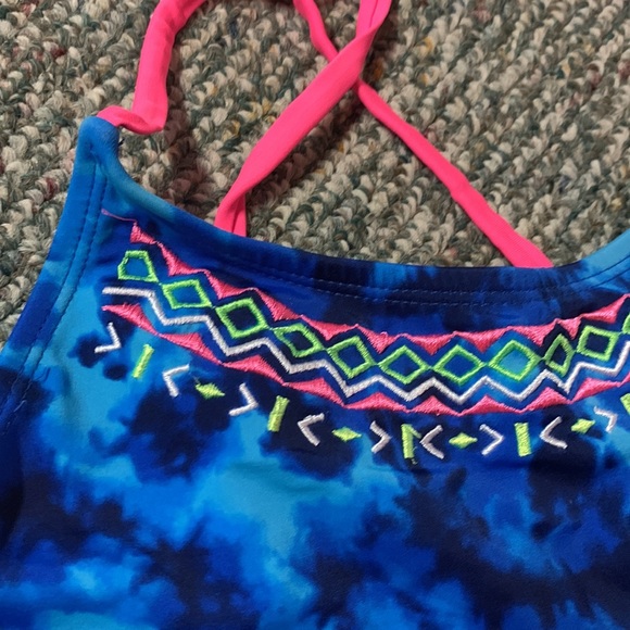 Justice Girls Swimwear Tankini Set (swim suit) - Picture 2 of 7